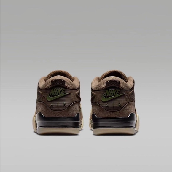 AIR JORDAN 4 RM IRONSTONE/MEDIUM OLIVE-BAROQUE BROWN FQ7939-022-SIZE 9.5